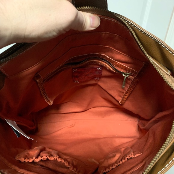 Gap Denim Top Handle shoulder bag w/ Zipper & Magnetic snap Closure - Picture 5 of 9